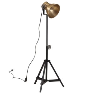 vidaXL Stehleuchte 25 W Vintage-Messing 35x35x65/95 cm E27 371870