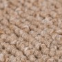 Detailaufnahme: Beige Andiamo Stufenmatte Bob (2er-Set) mit Melange-Effekt.