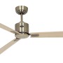 Energiespar Deckenventilator Eco Neo III, 180 cm, Messing Antik mit Ahorn-Buche Flügel.