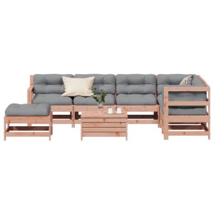 vidaXL 8-Tlg Garten-Lounge-Set mit Kissen Massivholz Douglasie 3250578