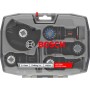 Bosch Sägeblatt-Set, 5-teilig, für Multifunktionswerkzeuge, verschiedene Materialien.