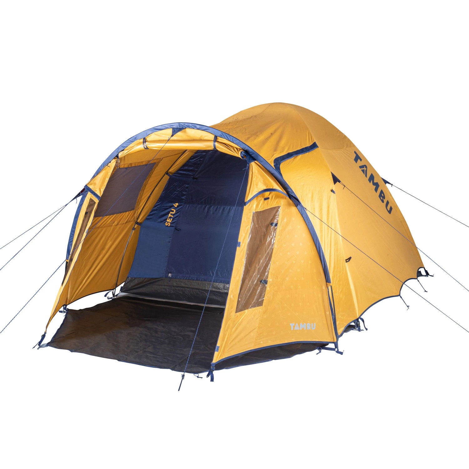 TAMBU Kuppelzelt SETU 4 für 4 Personen 370 x 250 x 190 cm 3.000 mm Wassersäule