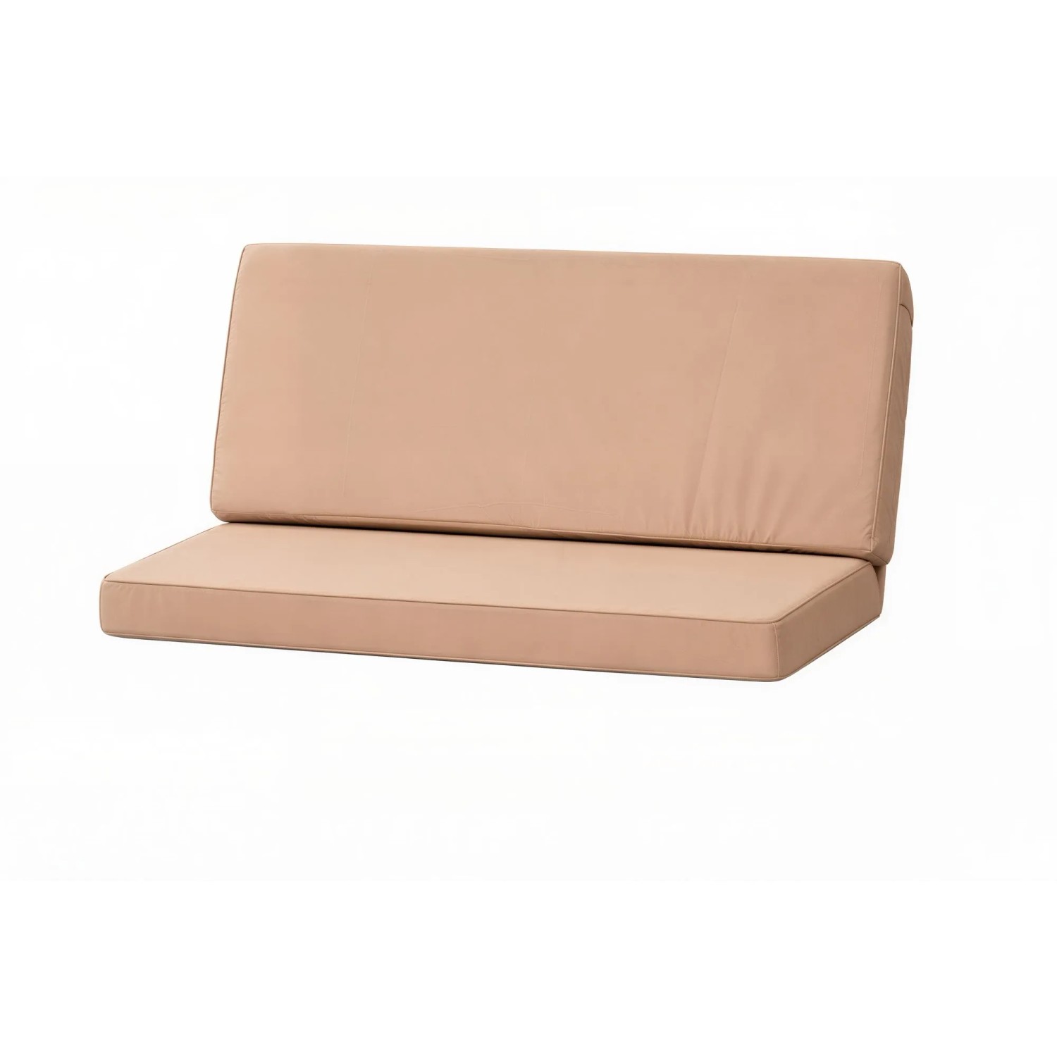 Setgarden Techno Gartenkissen Für Polyrattan Möbel 130 x 50 x 50 cm – Kissen für 2 Sitzer Gartensofa 1tlg Beige