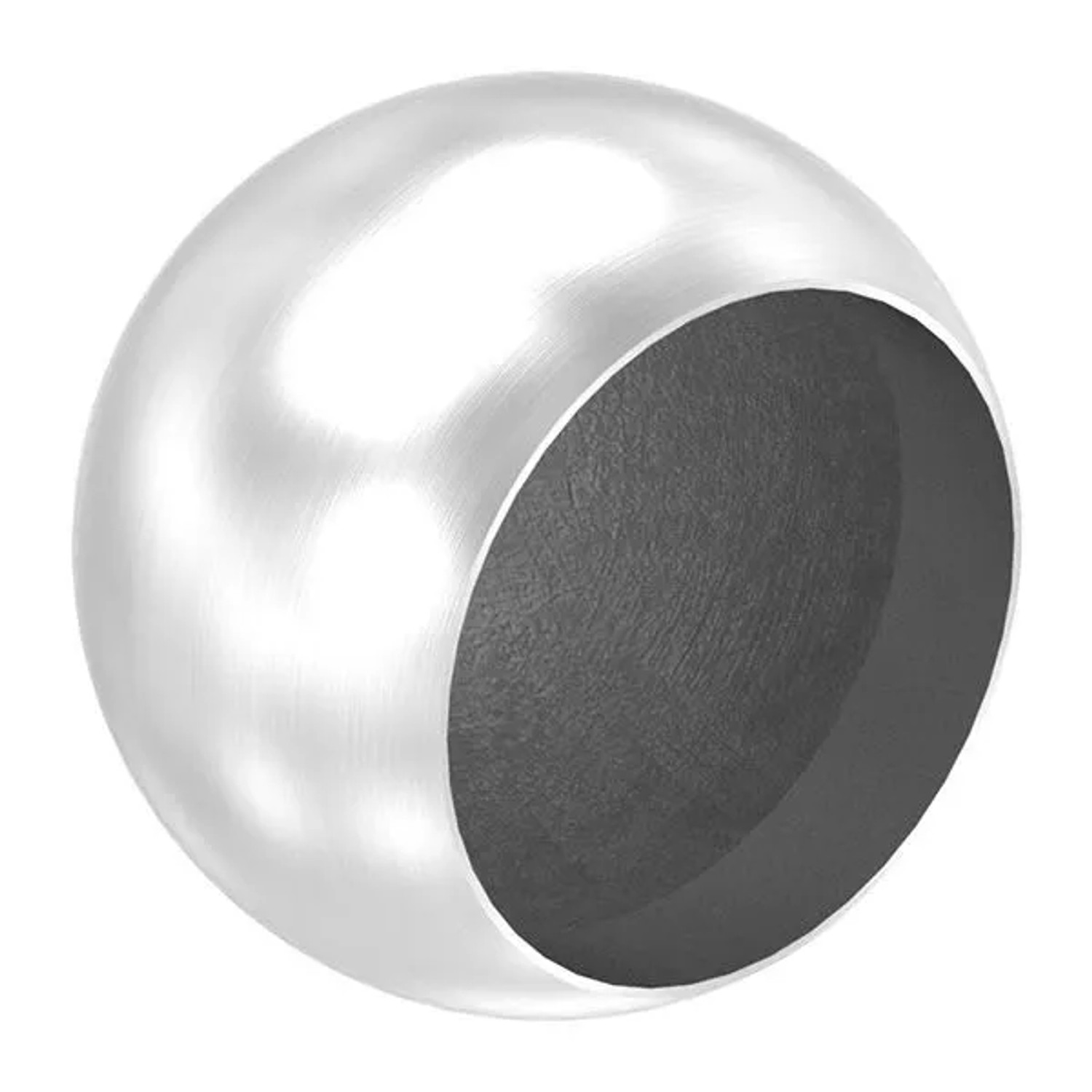 FeNau Rohrabschlusskugel Edelstahl V4A Für Rohr Ø 42,4 mm Ø 55 mm M8 Gewinde