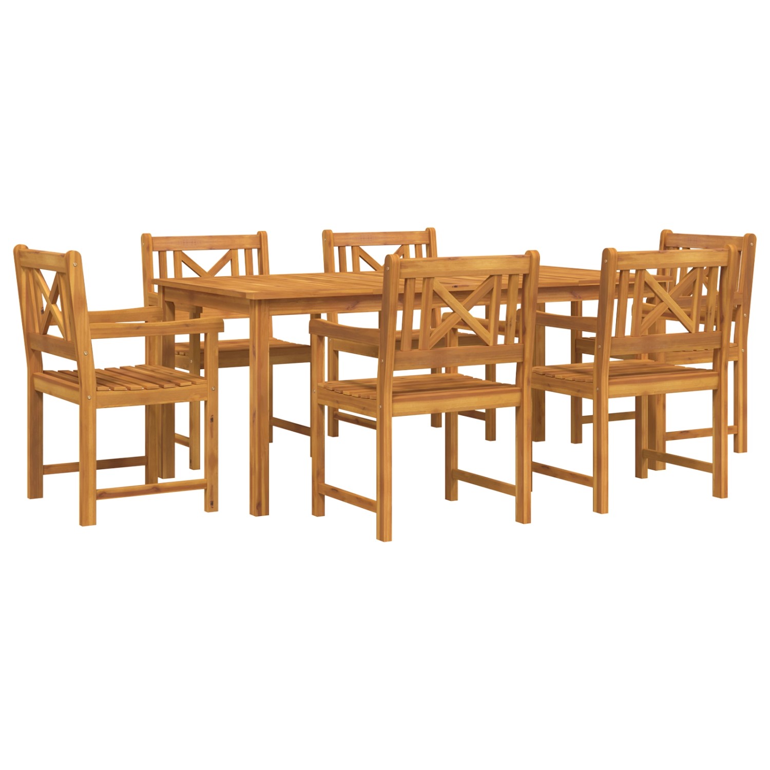 vidaXL Gartenstühle 2 Stück 56x56x90 cm Massivholz Akazie 3375660 günstig online kaufen