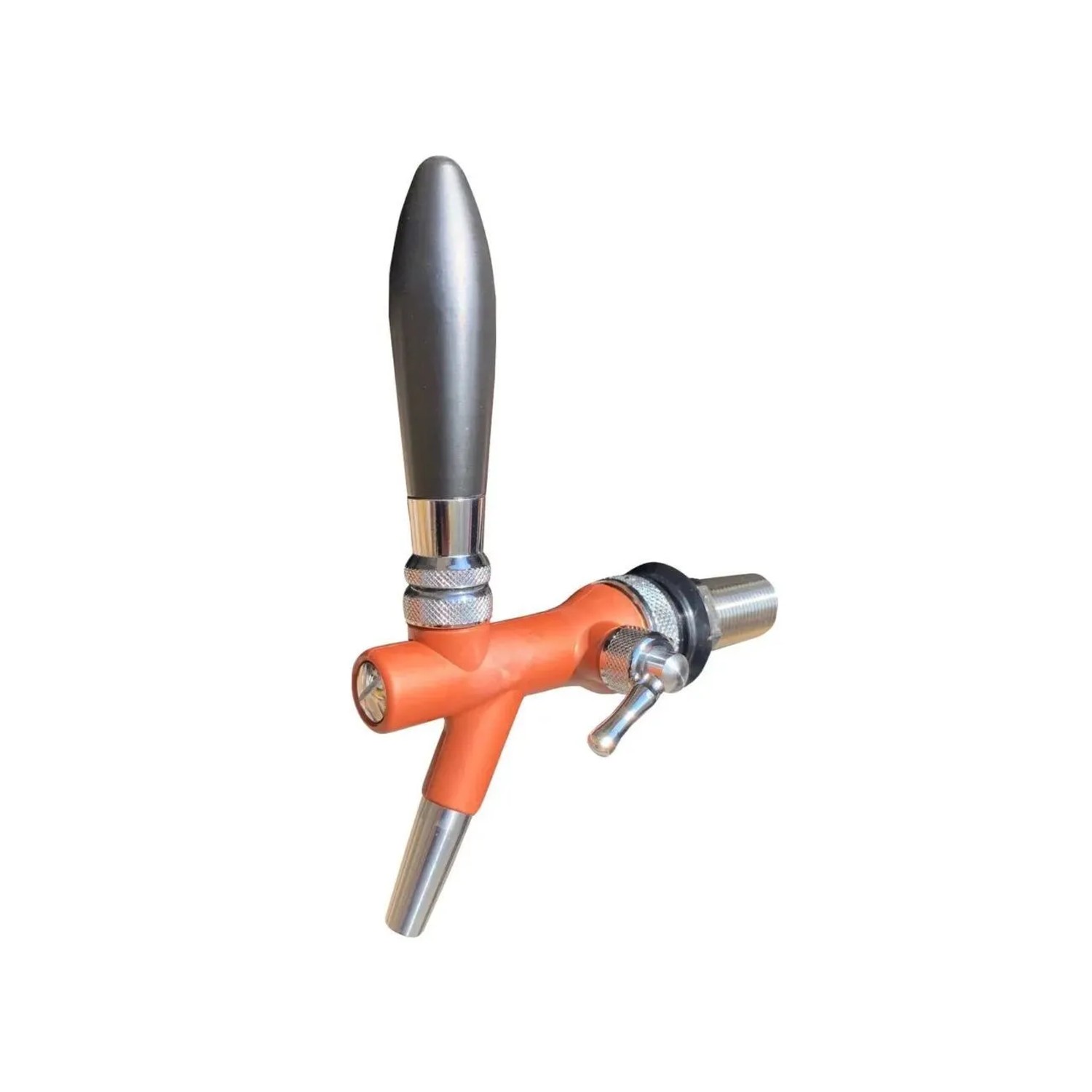 Ich-Zapfe Bierzapfhahn Kompensator Chromnickelstahl ABS-Kunststoff Bronze