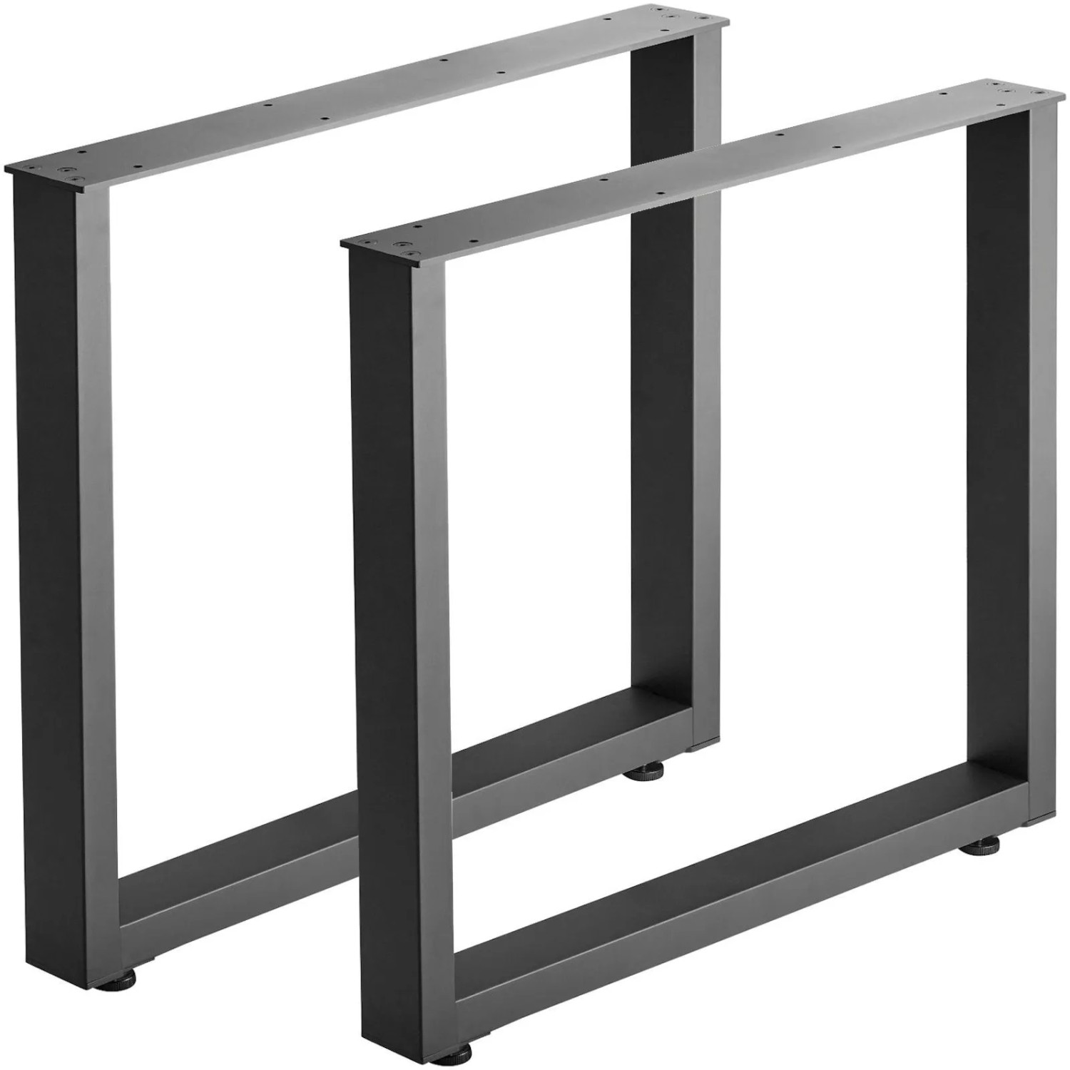 SOTECH 2 Stück Tischgestell SOLID 800 x 720 mm Schwarz Matt günstig online kaufen