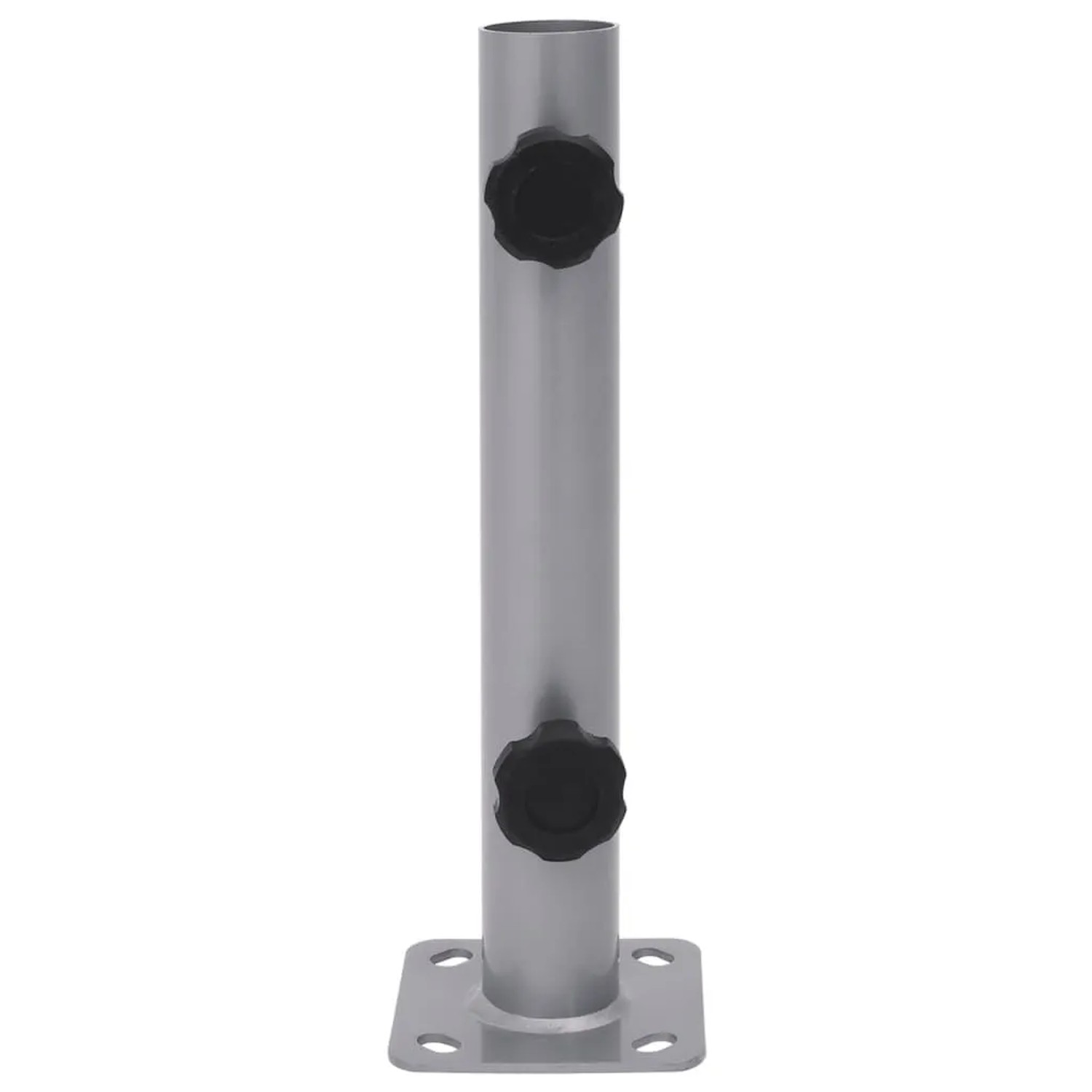 vidaXL Sonnenschirmständer für Ø32/34/38 mm Mast Silbern Stahl 4003372_2