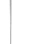 Moderne LED-Stehleuchte Dawda aus Stahl, höhenverstellbar von 125 bis 165,5 cm.