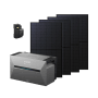 Anker Solix Balkonkraftwerk-Set mit Solarbank, Smart Meter und 4 Solarmodulen.