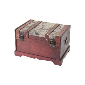 HMF 6408-129 Schatztruhe Schatzkiste Holztruhe 29 x 20 x 17 cm Klein Amerika