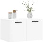 Weißer vidaXL Wandschrank (60x36,5x35 cm) aus Holzwerkstoff für Wohnzimmer.