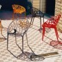 DELUKE 2er Set Stapelstuhl DENVER Kunststoff Bernstein 59x60x80cm Esszimmerstühle Gartenstuhl Stapelbar Stühle Garten_7