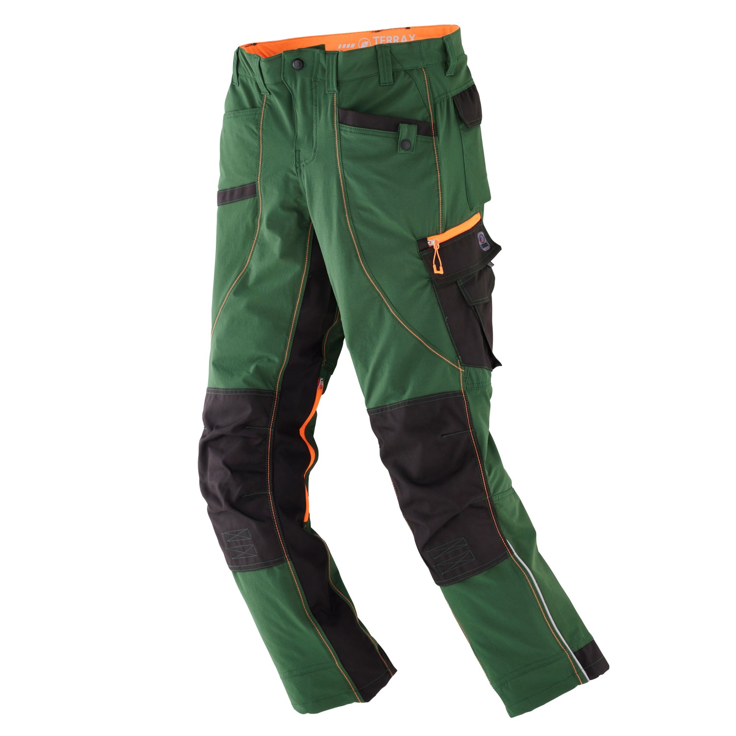 Terrax Workwear Arbeitshose Herren Größe 56 ForstgrünOrange kaufen bei OBI