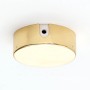 Goldene Orion Lightstyle Verteilerdose aus Metall (Ø 70 mm) zur Kabelverdeckung an Decken.