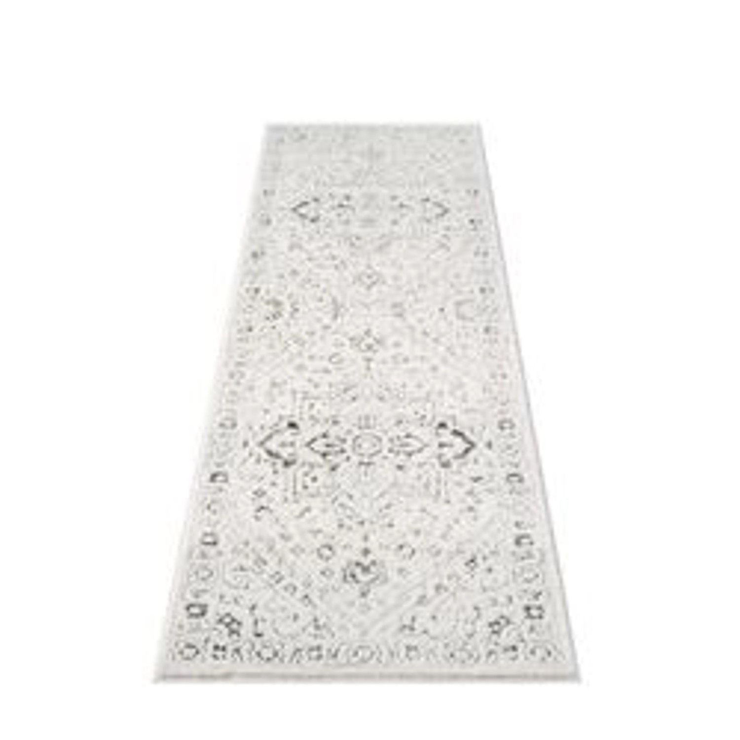 payé Teppich Ello 0638 Boho Flachflor 80x150 cm Grau günstig online kaufen