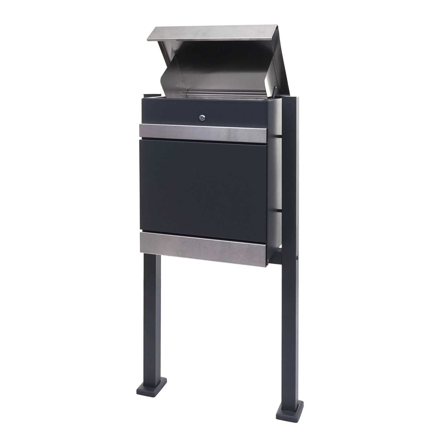 PROREGAL Paketkasten Mit Standfuß HxBxT 120x59x36cm Paketbox Paketstation S günstig online kaufen