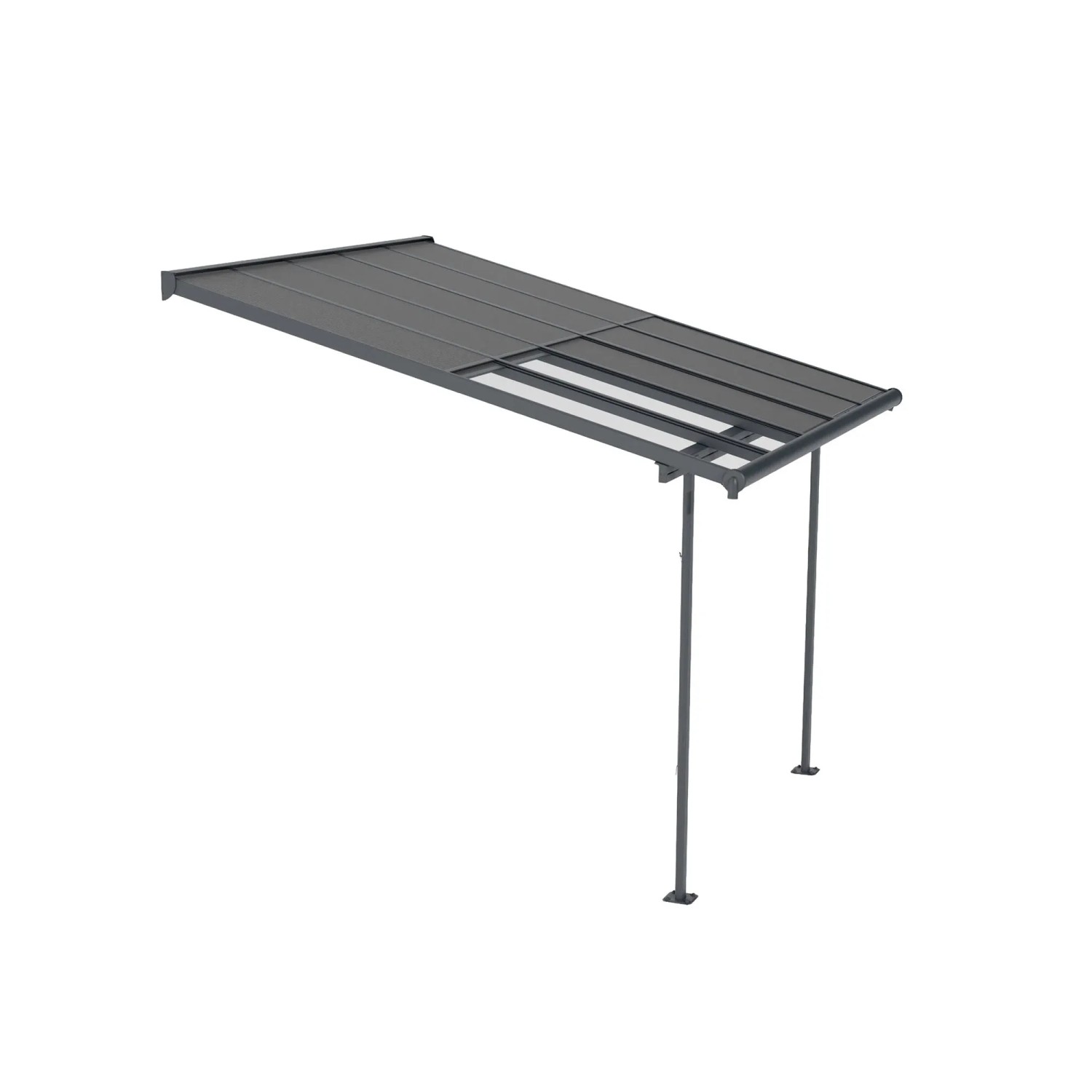 Canopia Terrassenüberdachung Sierra Cabrio 2,95 m x 3,14 m Grau