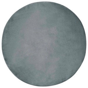 vidaXL Kunstfell Hasen Teppich Olite Anthrazit Ø 120 cm Polyester 42021779