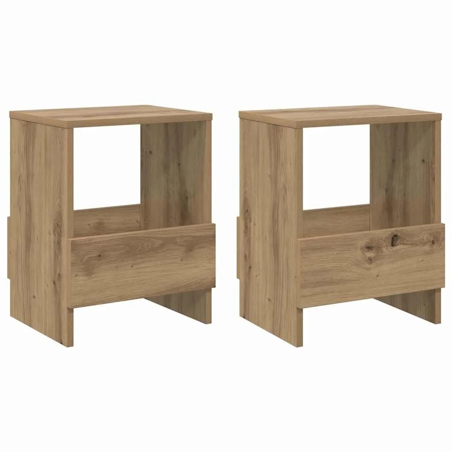 vidaXL Magazinregal 2 Stk Artisan-Eiche 35 x 30 x 45 cm 890983