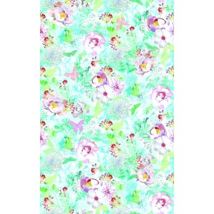 d-c-fix Klebefolie Trendyline Sunland mit Blumenmuster, 45x150cm.