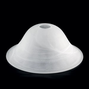 Orion Lampenschirm Alabaster, Ø 26,5 cm, aus Glas für Lampen & Leuchten.