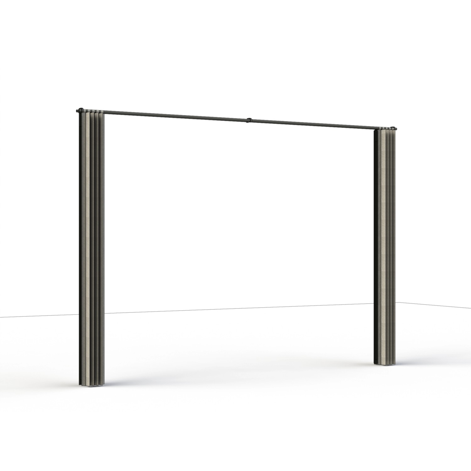 Siena Garden Seitenteile Silber-Grau für Schattenmanufaktur, 300x210cm, Zubehör für Lauben & Pavillons.