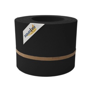 zaunzu Sichtschutzstreifen, PP, Schwarz, 10er-Pack für Doppelstabzaun.