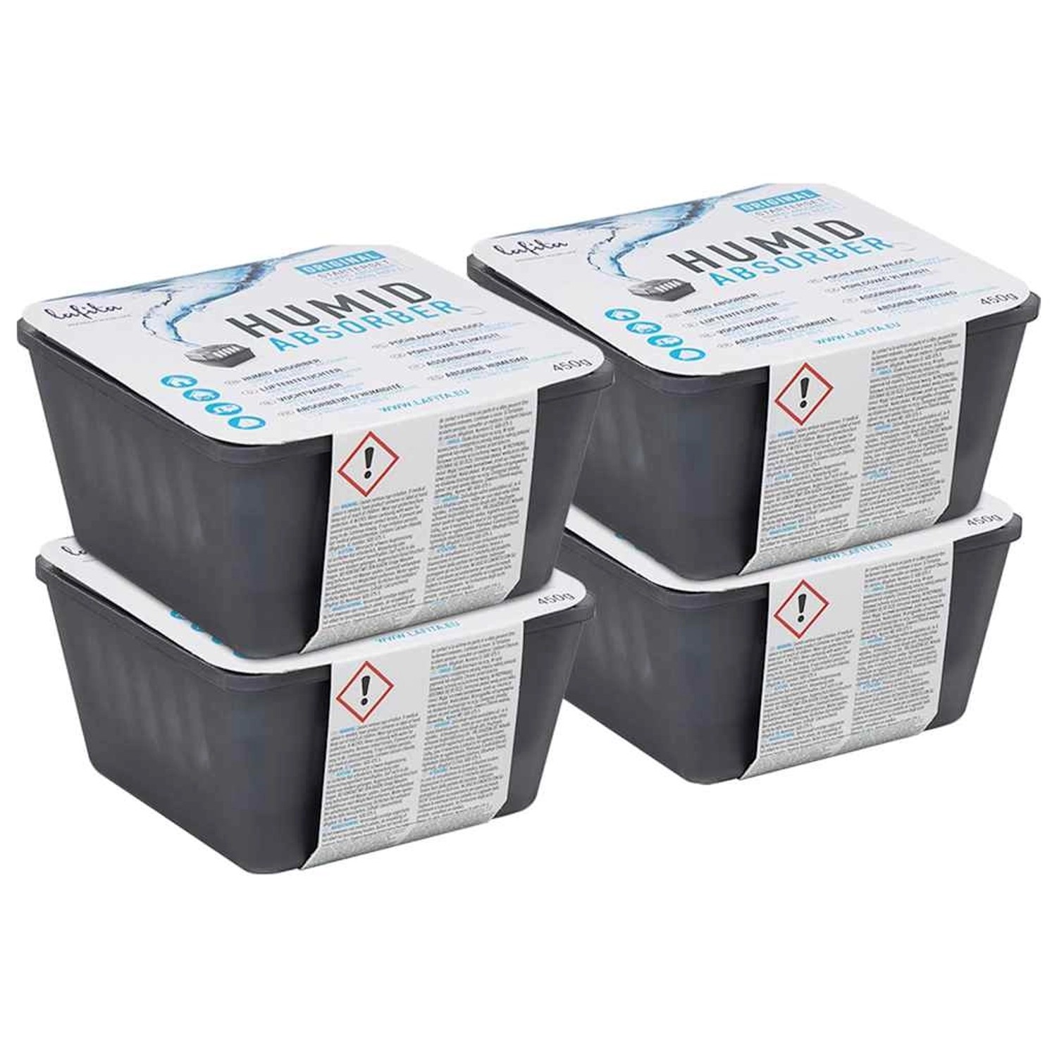 vidaXL Raumentfeuchter mit Nachfüllbeuteln 4 Stk 450 g 4015914 günstig online kaufen