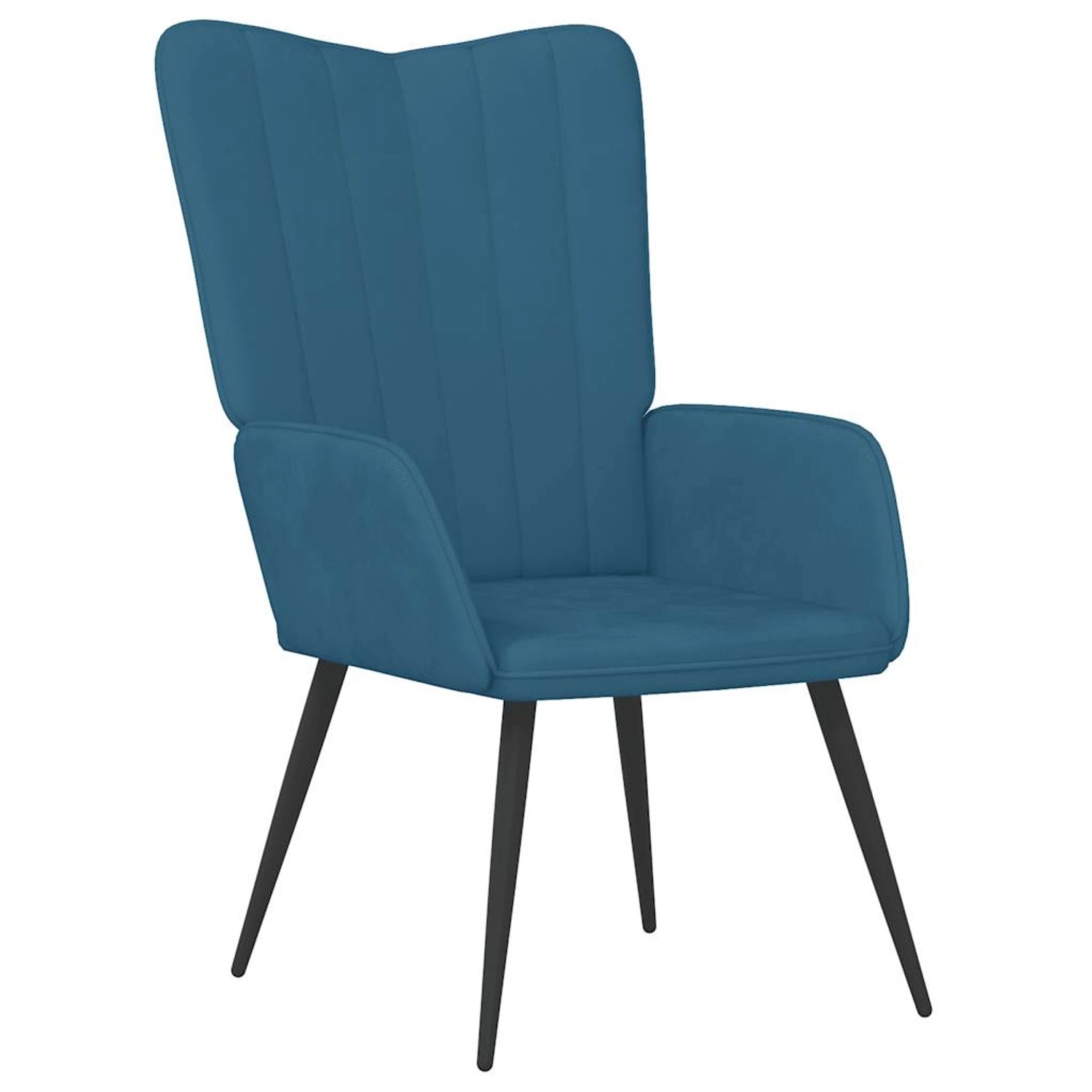 vidaXL Relaxsessel Blau Samt 327687 günstig online kaufen