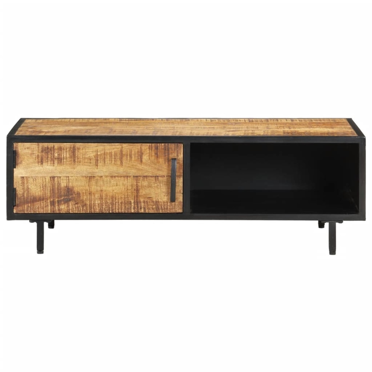 Couchtisch 105x50x35 Cm Raues Mangoholz günstig online kaufen