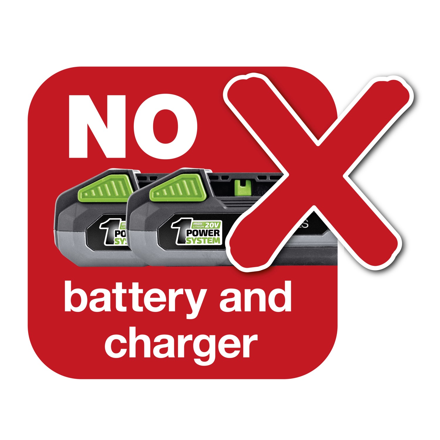 Symbolbild: LUX Akku-Rasentrimmer ohne Akku und Ladegerät.