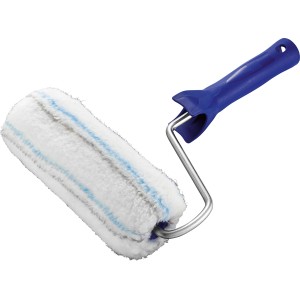 LUX Acryl-Roller, 180 mm, mit blauem Griff. Farbroller für glatte bis leicht strukturierte Oberflächen.
