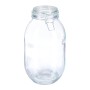 Relaxdays Einmachglas Glas Transparent Luftdicht Bügelverschluss 26 cm x 15 cm 1,3 kg