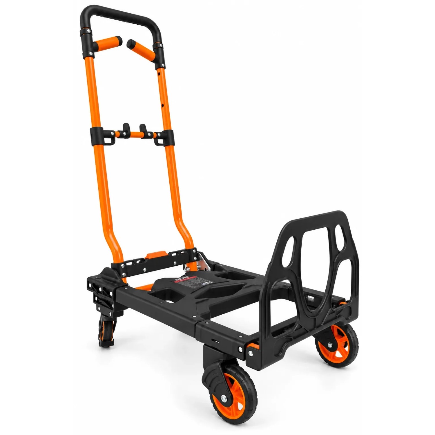 DeTec. Sackkarre 2 In 1 Klappbar Bis 150 KG Transportkarre Und Plattformwagen Orange