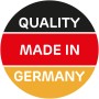 Qualitätssiegel: Made in Germany für Garantia Regentonnen und Wasserbehälter.