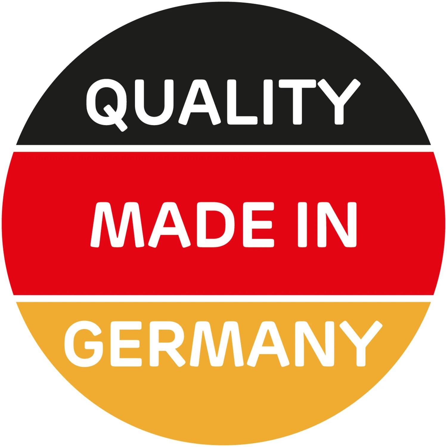 Qualitätssiegel: Made in Germany für Garantia Regentonnen und Wasserbehälter.