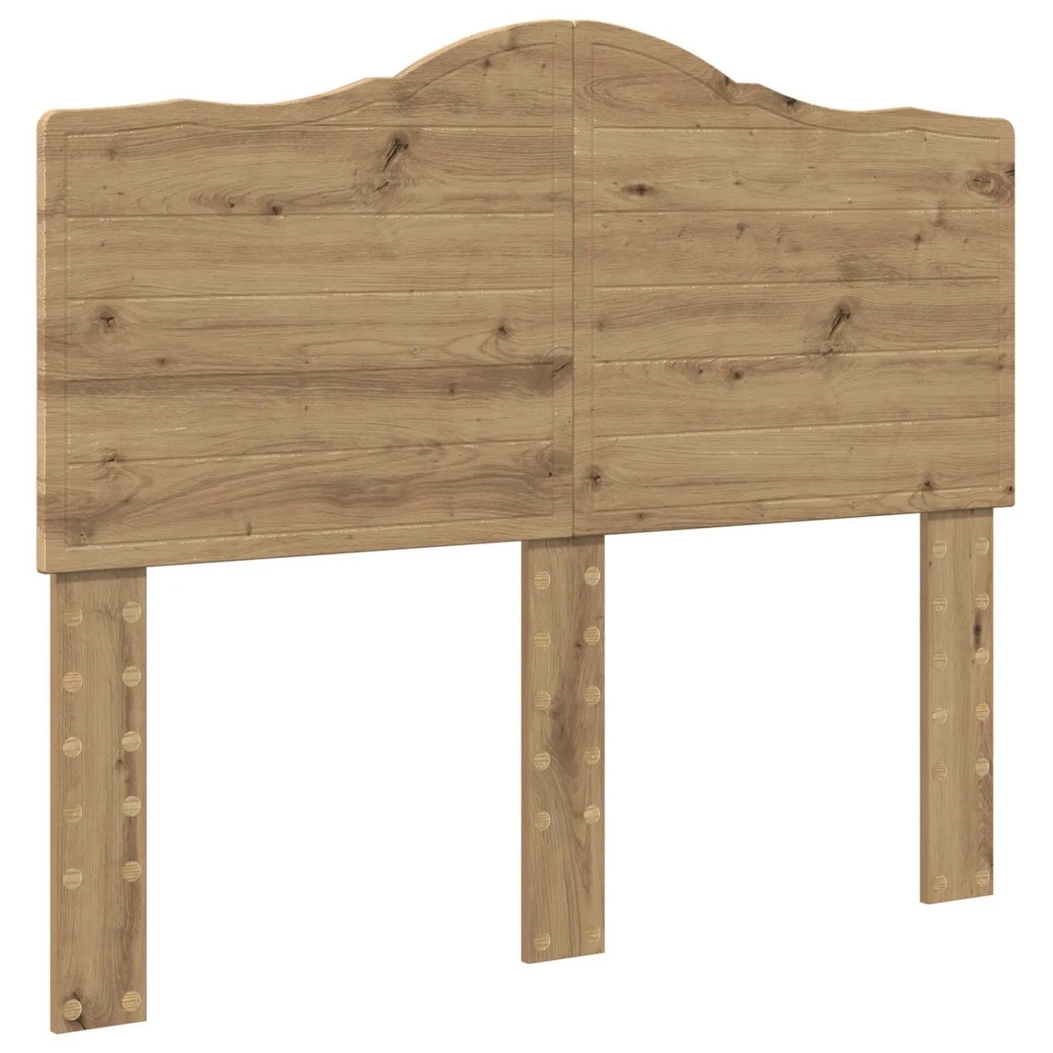 vidaXL Kopfteil mit Kopfteil Artisan-Eiche 135 cm Holzwerkstoff 888021