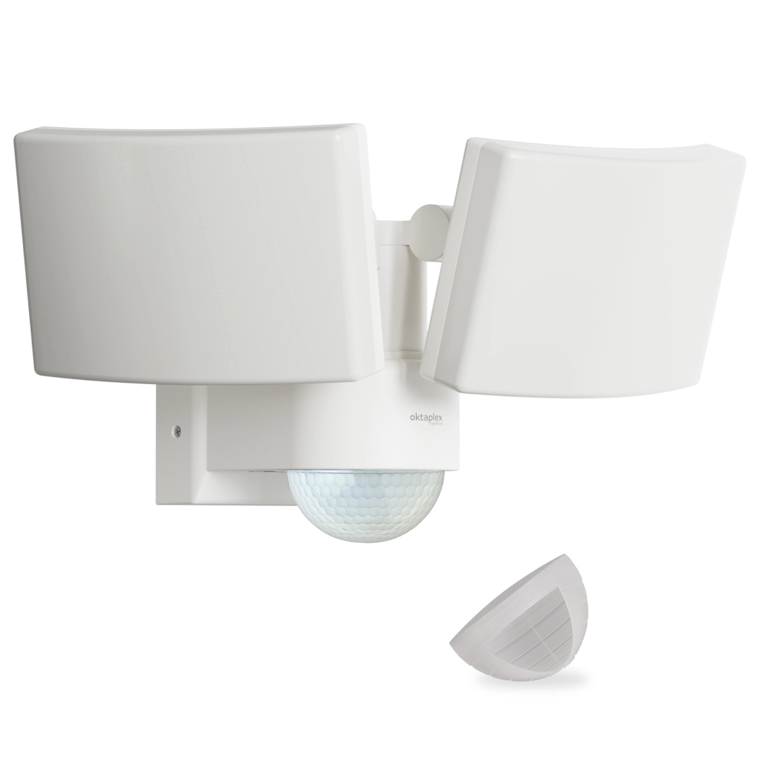 Oktaplex Außenstrahler mit Bewegungsmelder Warmweiß Außenwandleuchte Schwen günstig online kaufen