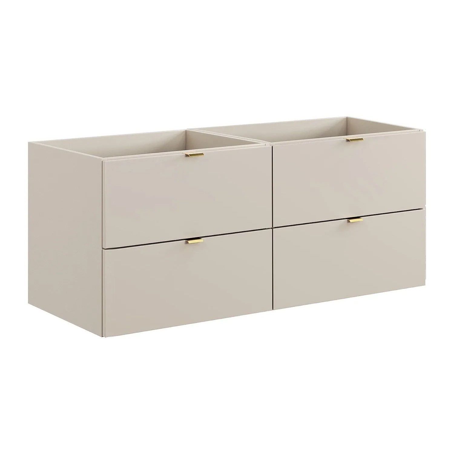 Vente-unique Waschbeckenunterschrank Lavena Beige 120 cm