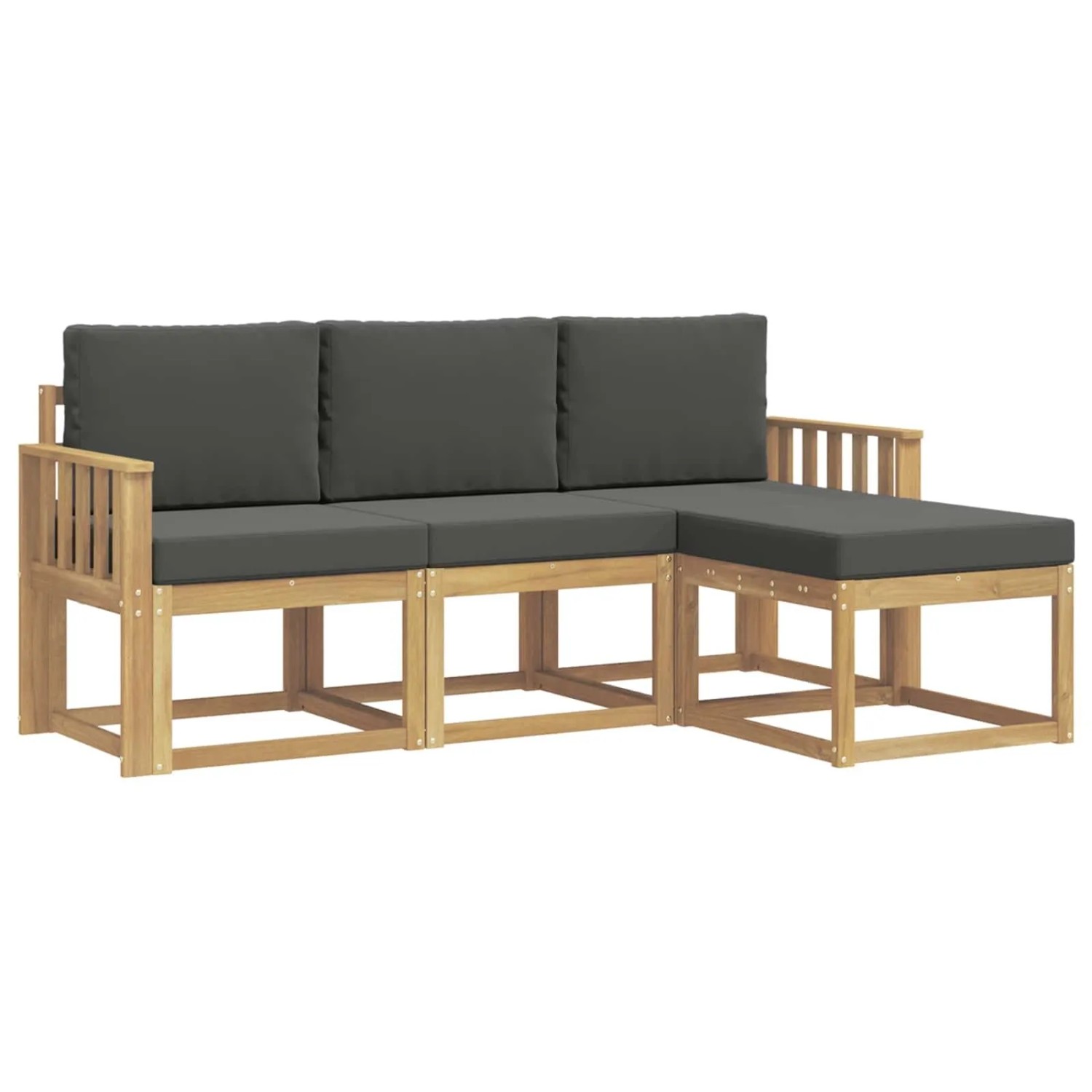 vidaXL Outdoor-Sofagarnitur 4-Tlg 3387451