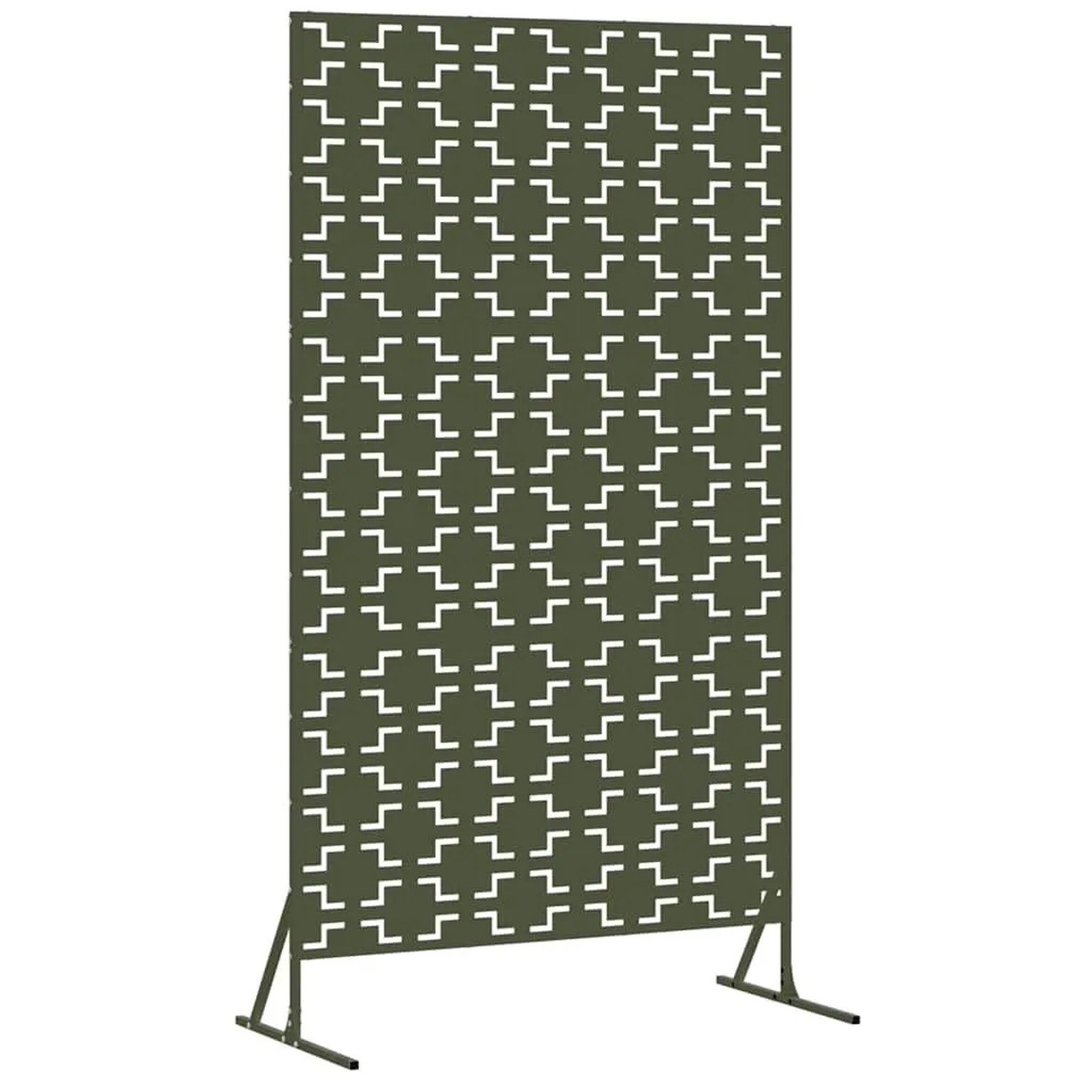 Image of vidaXL Sichtschutz Oliv 100 x 50 x 180 cm Stahl 868580