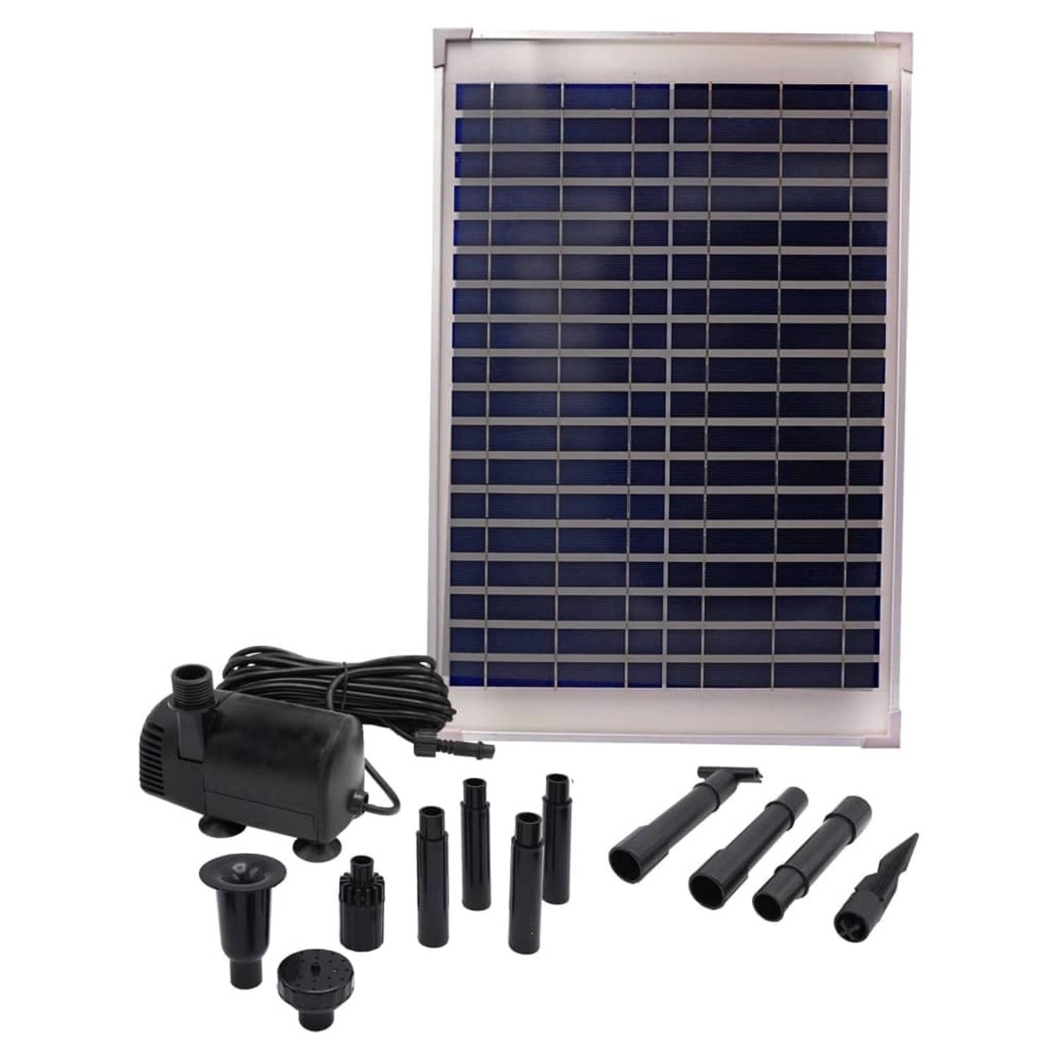 Ubbink Gartenbrunnen-Pumpen-Set SolarMax 1000 mit Solarpanel