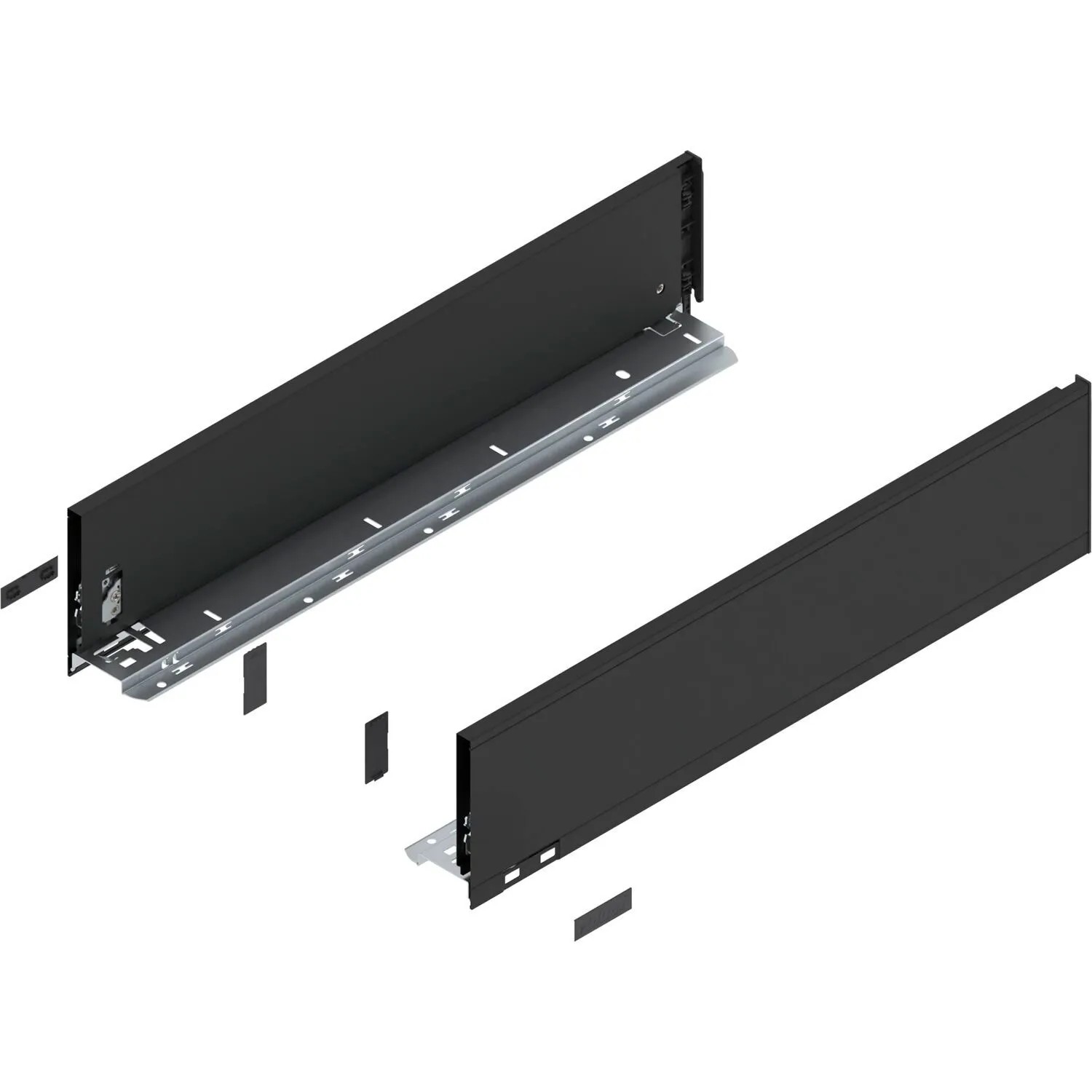 Blum Zarge Legrabox Pure Höhe K Nennlänge 550 mm Carbonschwarz Matt