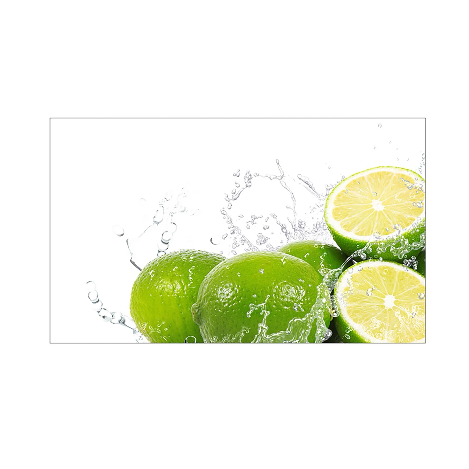 MySpotti Küchenrückwand Profix Cucina Aqua-Limet 100 x 60 cm Grün-Gelb