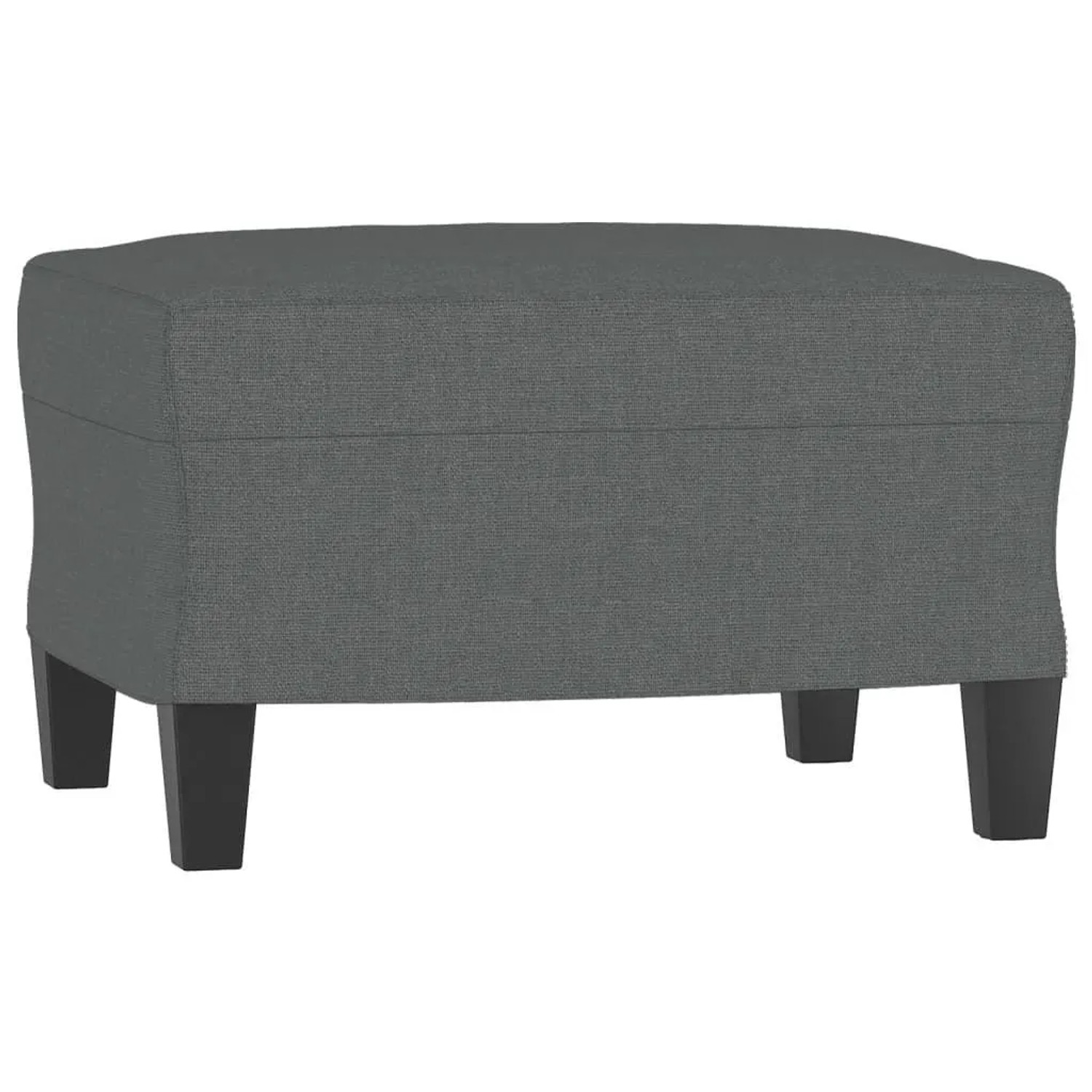 vidaXL Fußhocker Dunkelgrau 60x50x41 cm Stoff 349328