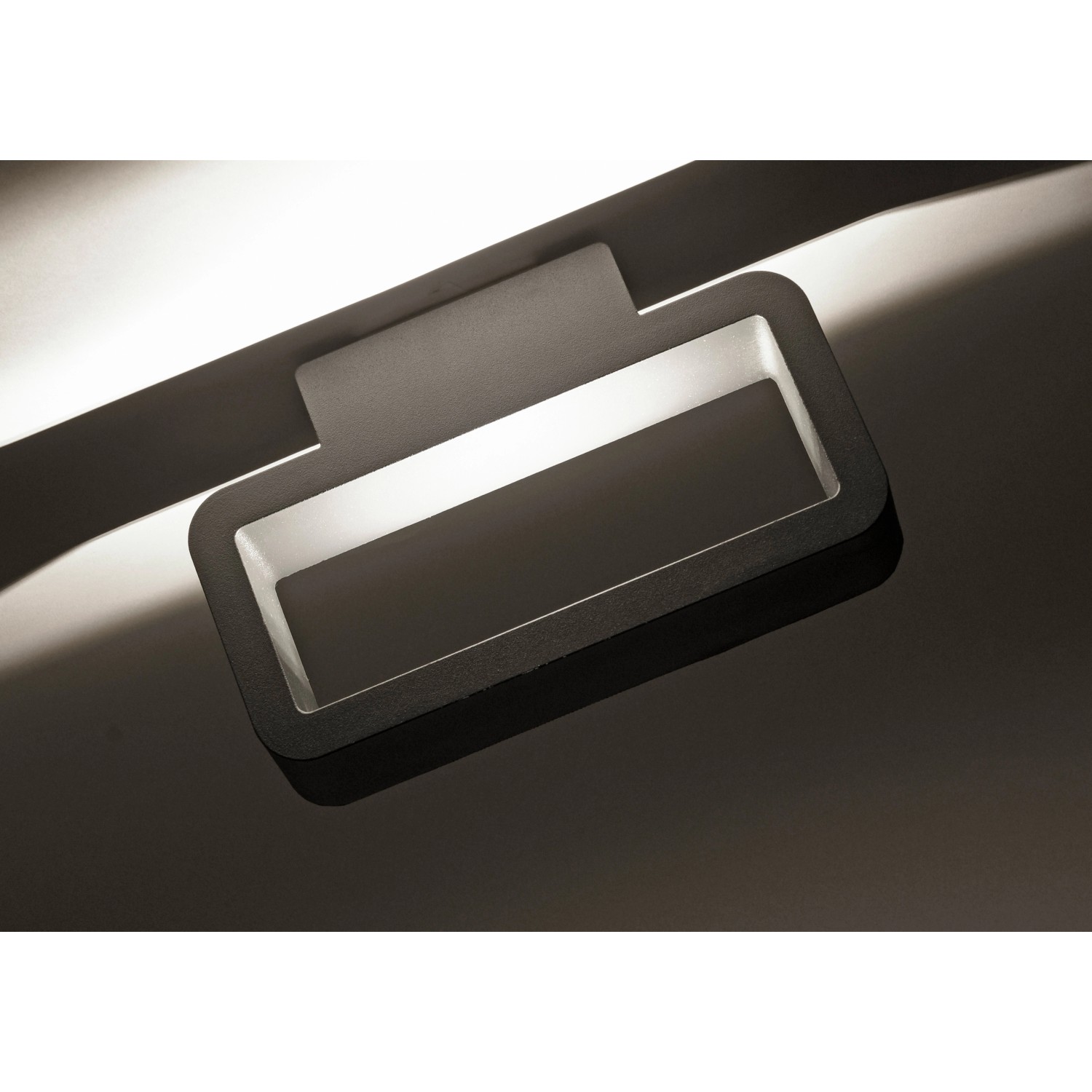 Moderne, anthrazitfarbene LED-Wandleuchte Hendrik von Paul Neuhaus für Innen & Außen.