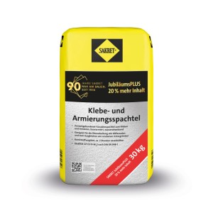 Sakret Klebe- und Armierungsspachtel Jubiläumsgebinde 30 kg Grau
