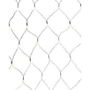 Lex 100er LED Lichternetz Lichtervorhang Batterie Warmweiß Innen Außen Netz Deko