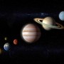 Pro Art Bild Giclee Space, 160x90 cm, zeigt die Planeten unseres Sonnensystems im Weltall.